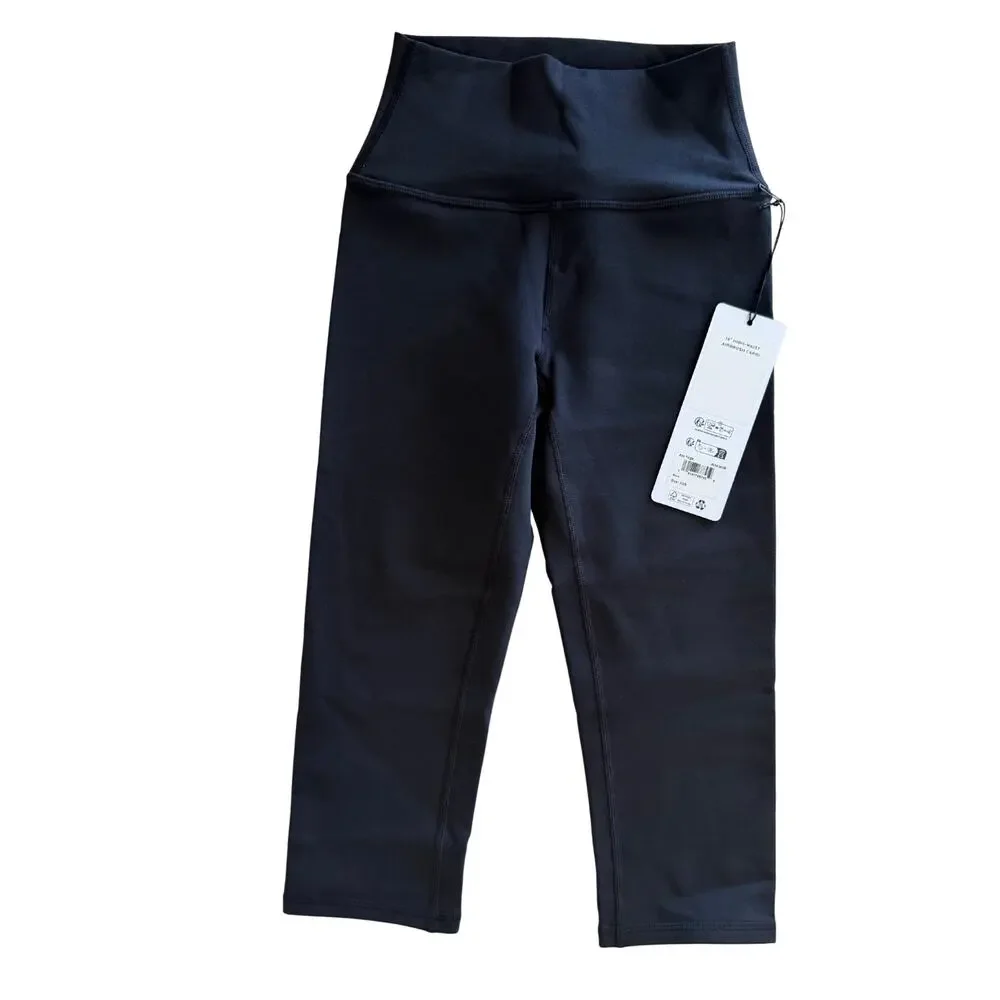 Alo Yoga 16 High-Waist Airbrush Capri XXS Black Leggings NWT